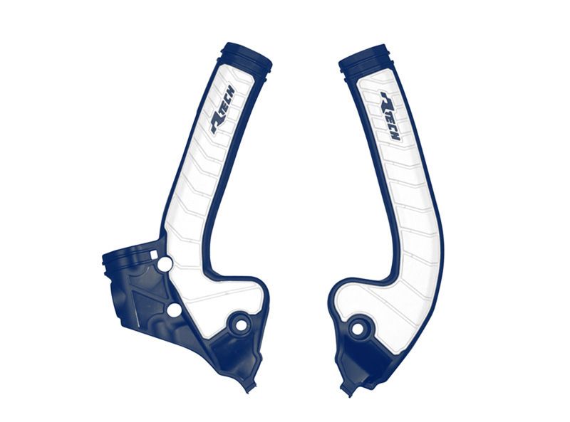 RACETECH (rtech) complete frame covers BI-MATERIAL super grip HUSQVARNA tc 85 18-24 colour light blue / white (R-PRTKTMBLBN5)