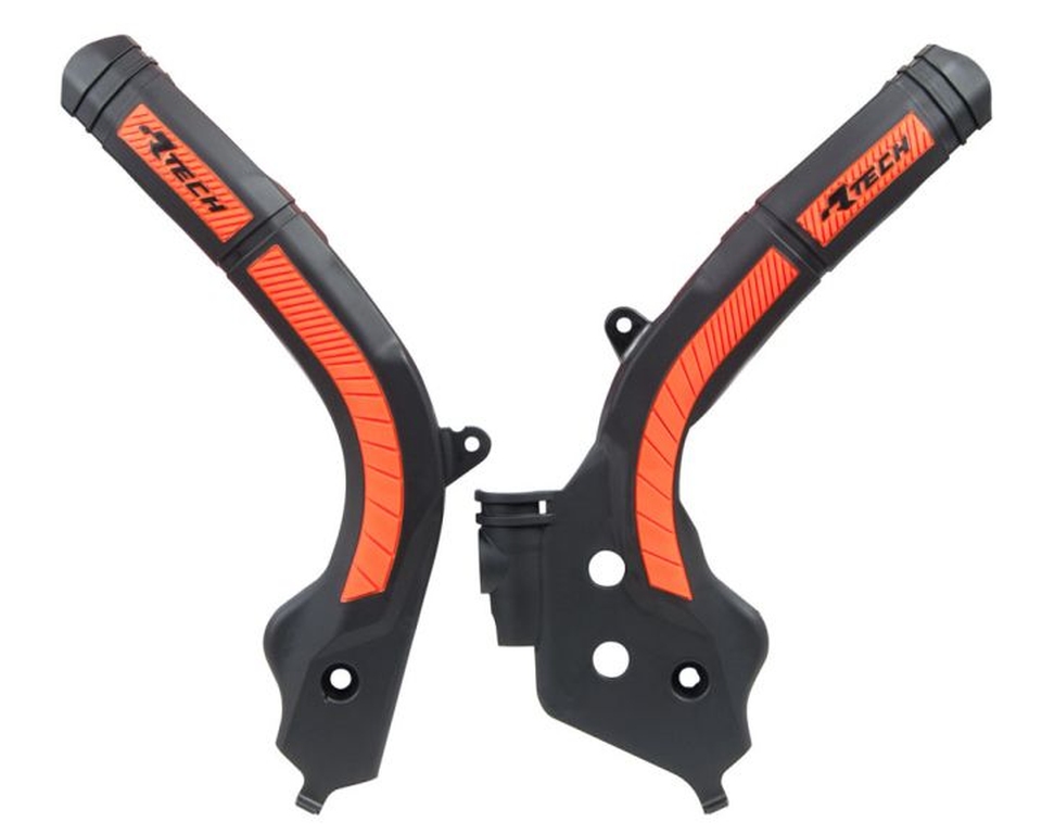 RACETECH (RTECH) kompletní kryty rámu BI-mateRIAL SUPER GRIP KTM SX 125/150 16-18, SX 250 17-18, EXC/EXCF 250/350/450 17-19, SXF 250/350/450 16-18