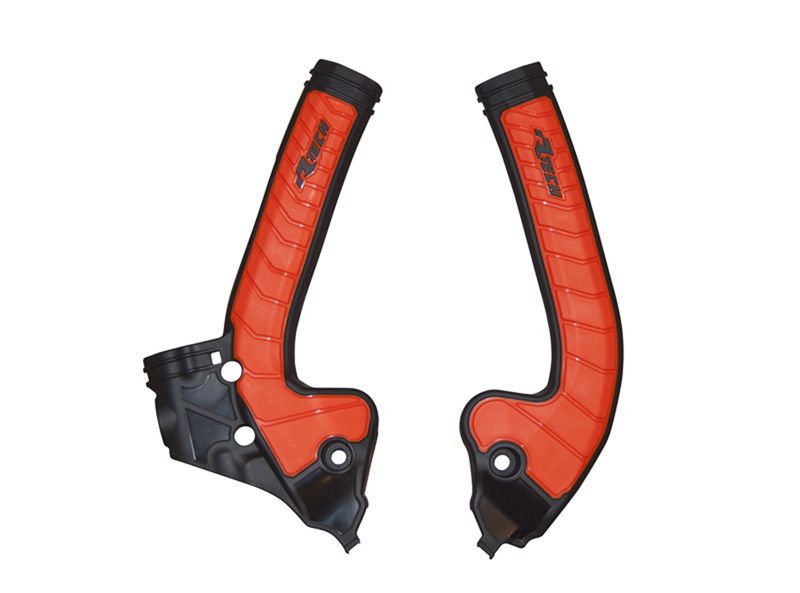 RACETECH (RTECH) 2025/12 kompletní kryty rámu BI-mateRIAL SUPER GRIP KTM SX 85 18-24 barva oranžová / černá (RACETECH (RTECH) 2025/12 kompletní kryty)