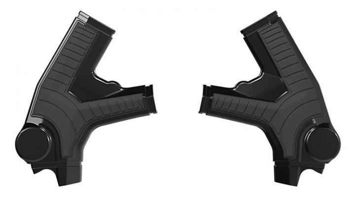 RACETECH (rtech) complete frame covers BI-MATERIAL super grip surron ultra bee electric 23-25 colour black (R-PRTSURNR004)