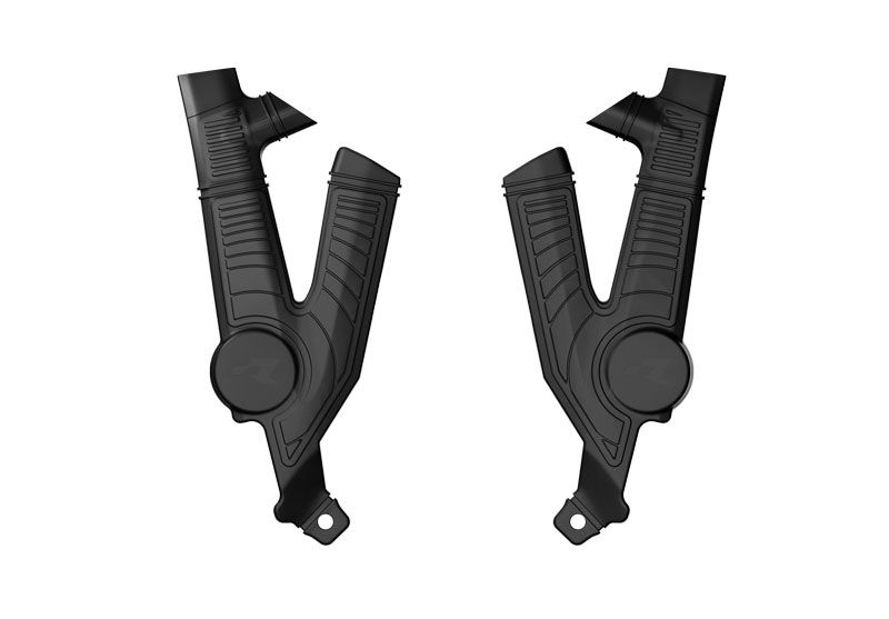 RACETECH (rtech) complete frame covers BI-MATERIAL super grip talaria sting mx4 / mx5 / TL4000 / TL5500 23-25 colour black (R-PRTTALNR004)