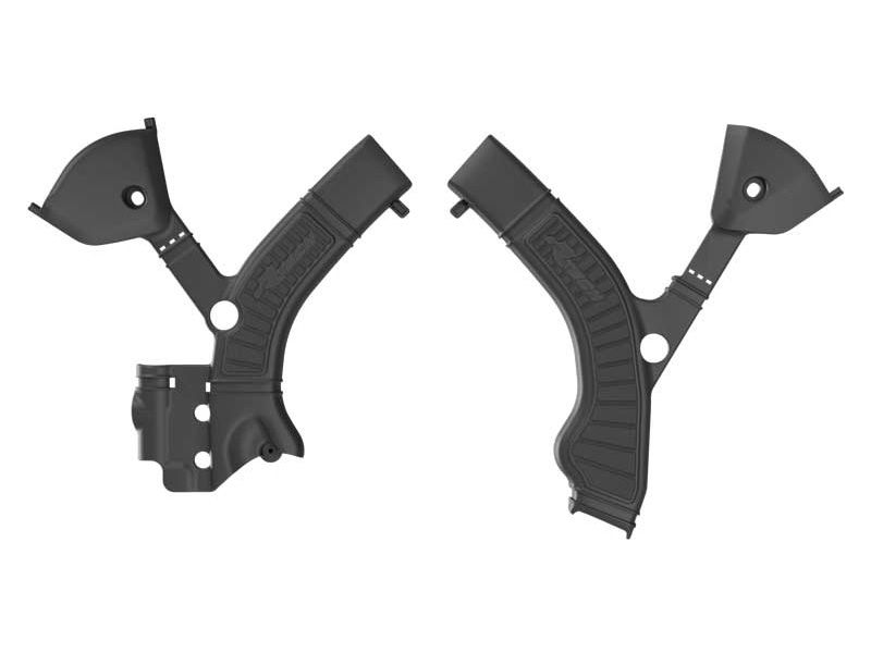 RACETECH (RTECH) 2025/12 kompletní kryty rámu BI-mateRIAL SUPER GRIP TRIUMPH TF 250 X / 450 RC 24-26 barva černá