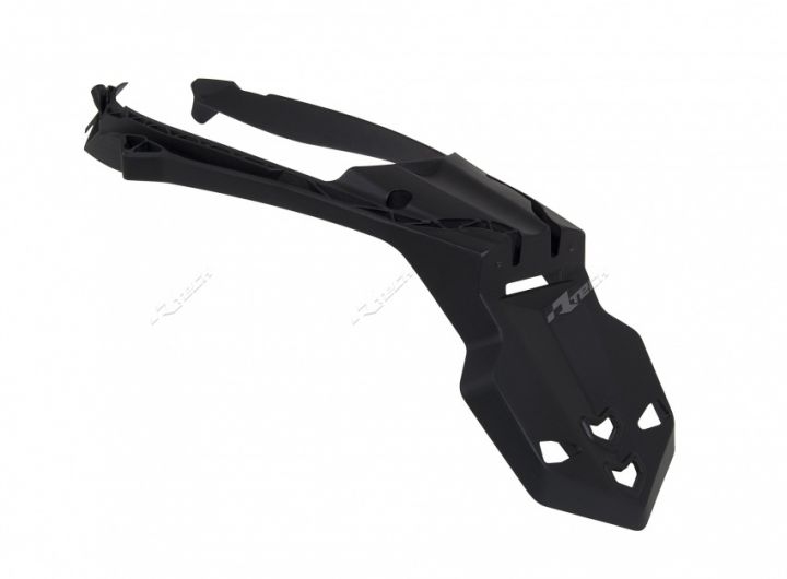 RACETECH (RTECH) montáž registrační značky ( přídavný blatník zadní ) KTM EXC / EXCF 17-19 POD originální montáž barva černá (RACETECH (RTECH) montáž)