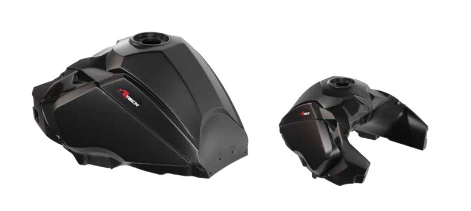 RACETECH (RTECH) nádržka BAK paliva 23L YAMAHA T7 TENERE 700 19-24 barva černá homologované