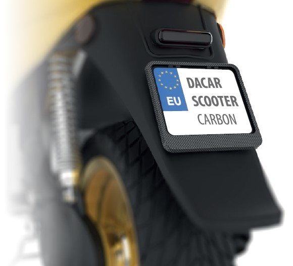 Levně BIKETEC rám POD tabulky registrační skútr barva KARBON (48716) (BIKETEC rám POD tabulky registrační skútr barva KARBON (48716))