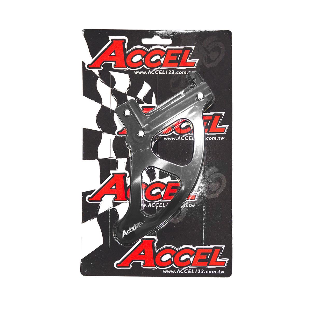 ACCEL kryt brzdového kotouče zadní HUSQVARNA TE / FE 22-24, GAS GAS EC 250 / 300 21-23, EC 250 F / 350 F 21-24 barva černá