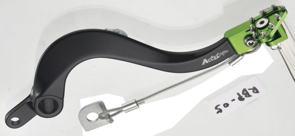ACCEL páka nožní brzdy KAWASAKI KXF 250 04-20 barva zelená