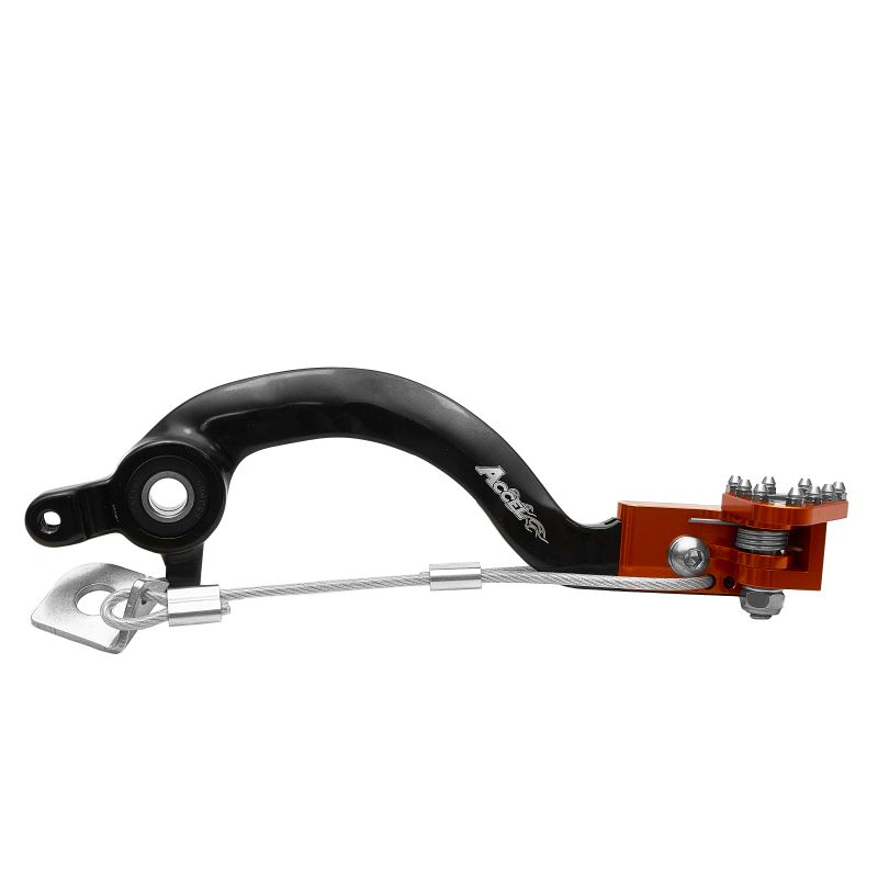 ACCEL páka nožní brzdy KTM SX 65 09-17, HUSQVARNA TC 65 17 barva oranžová -