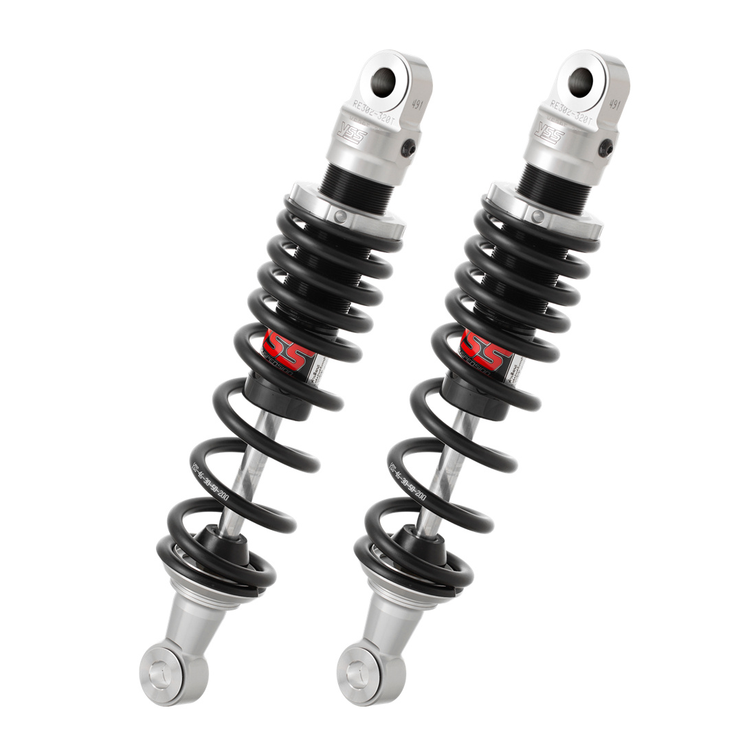 YSS nastavitelný tlumič sada 2 kusy HONDA VF 750 C MAGNA '93-'03 , VT 750 SHADOW '87-'09 , VT 1100 C SHADOW '85-'88 , KAWASAKI VN 750 VULCAN '86-'95 / VN 1500 '88-'94 , SUZUKI GSX 750 INAZUMA '98-'03