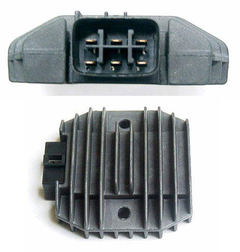 TOURMAX regulátor napětí YAMAHA XVS 650 98-00, XVS 1100 99-02, YFM 660/700 raptor 06-20, GRIZZLY 02-08, YFZ 450R/X 09-20 vyrobeno v Japonsku