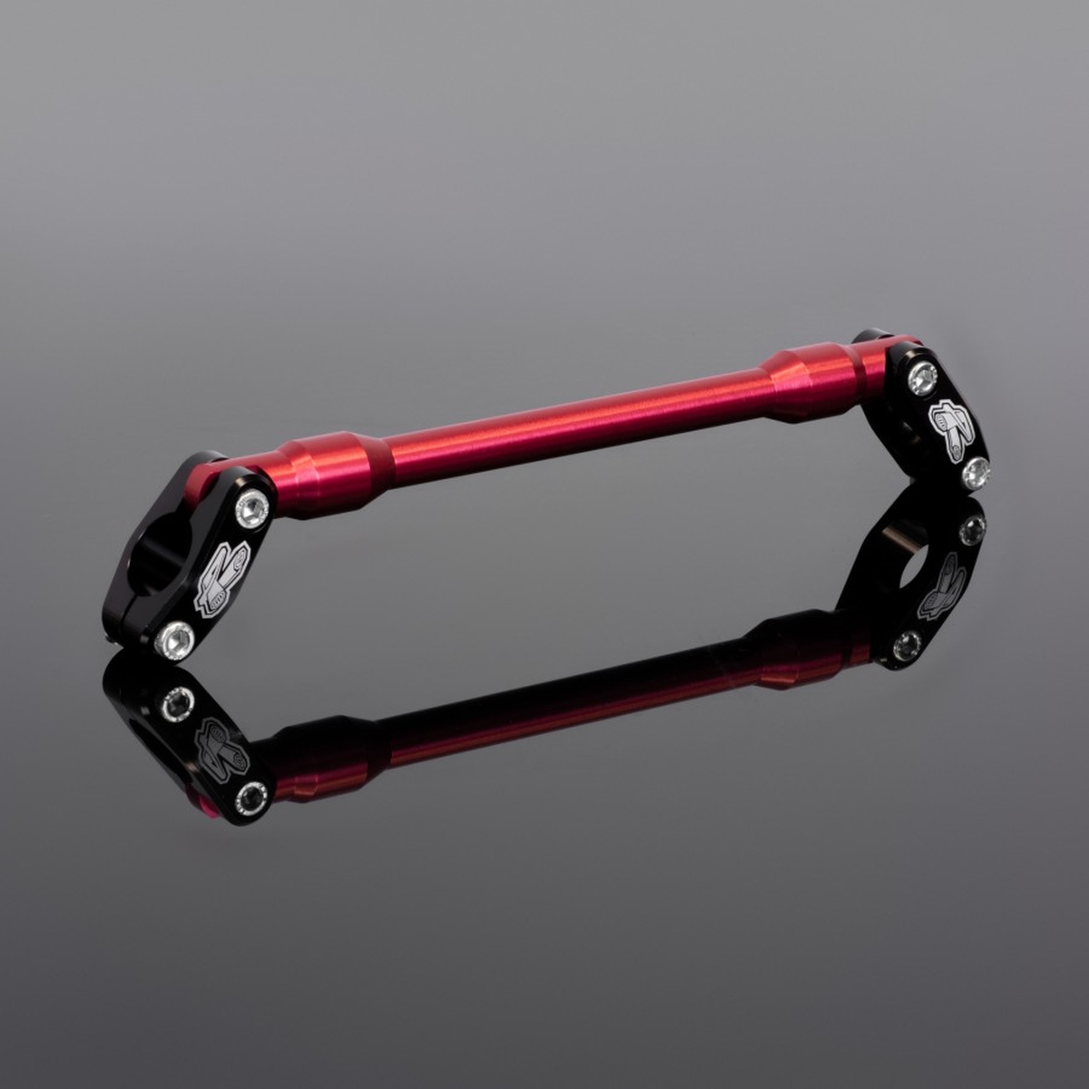 RENTHAL příčka řídítka 7/8 (22mm) ROAD BAR CROSS BRACE SET RED barva červená