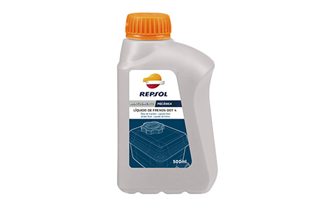 REPSOL brzdová kapalina LIQUIdo DE FRENOS doT-4 500ML (260 C) (25)- nahrazuje RP701A96