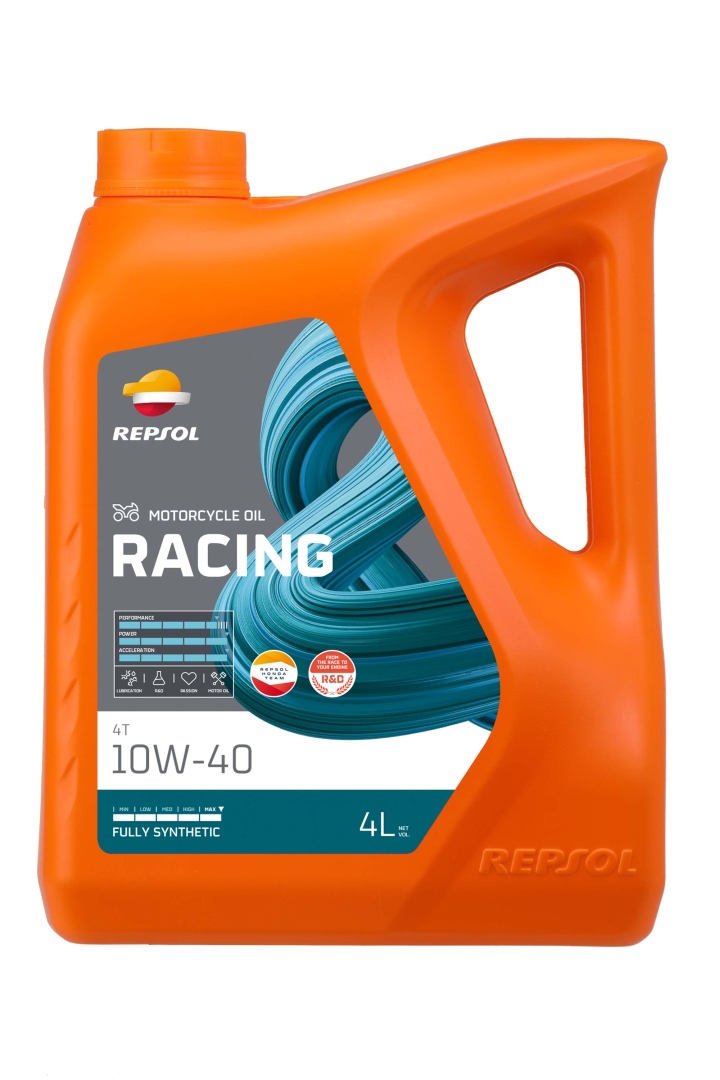 REPSOL motorový olej 4T závodní 10W40 4L MA2 syntetický (5) - nahrazuje RP160N54 (REPSOL motorový olej 4T závodní 10W40 4L MA2 syntetický (5) -)