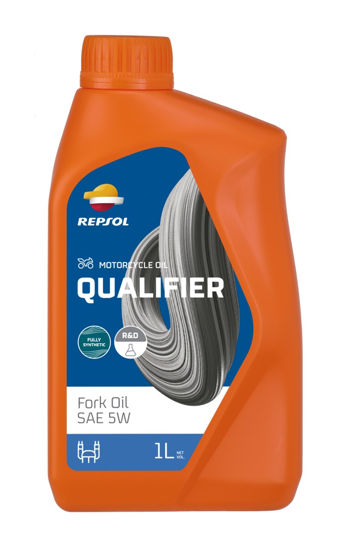 Levně REPSOL olej do teleskopů / tlumičů / zavěšení QUALIFIER FORK OIL SAE 5W 1L (12) - nahrazuje RP172L51 (REPSOL olej do teleskopů / tlumičů / zavěšení)