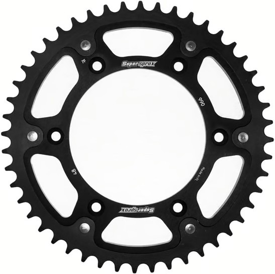 SUPERSPROX rozeta 899 47 STEALTH (ocel-hliník) KTM SX/EXC (JTR897.47) barva černá