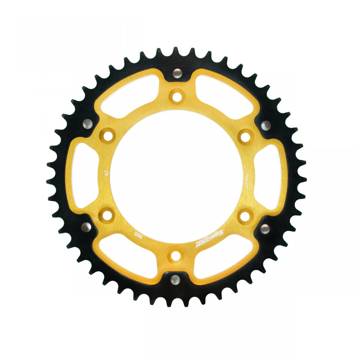 SUPERSPROX rozeta 899 47 STEALTH (ocel-hliník) KTM SX/EXC (JTR897.47) barva zlatá (SUPERSPROX rozeta 899 47 STEALTH (ocel-hliník) KTM SX/EXC)