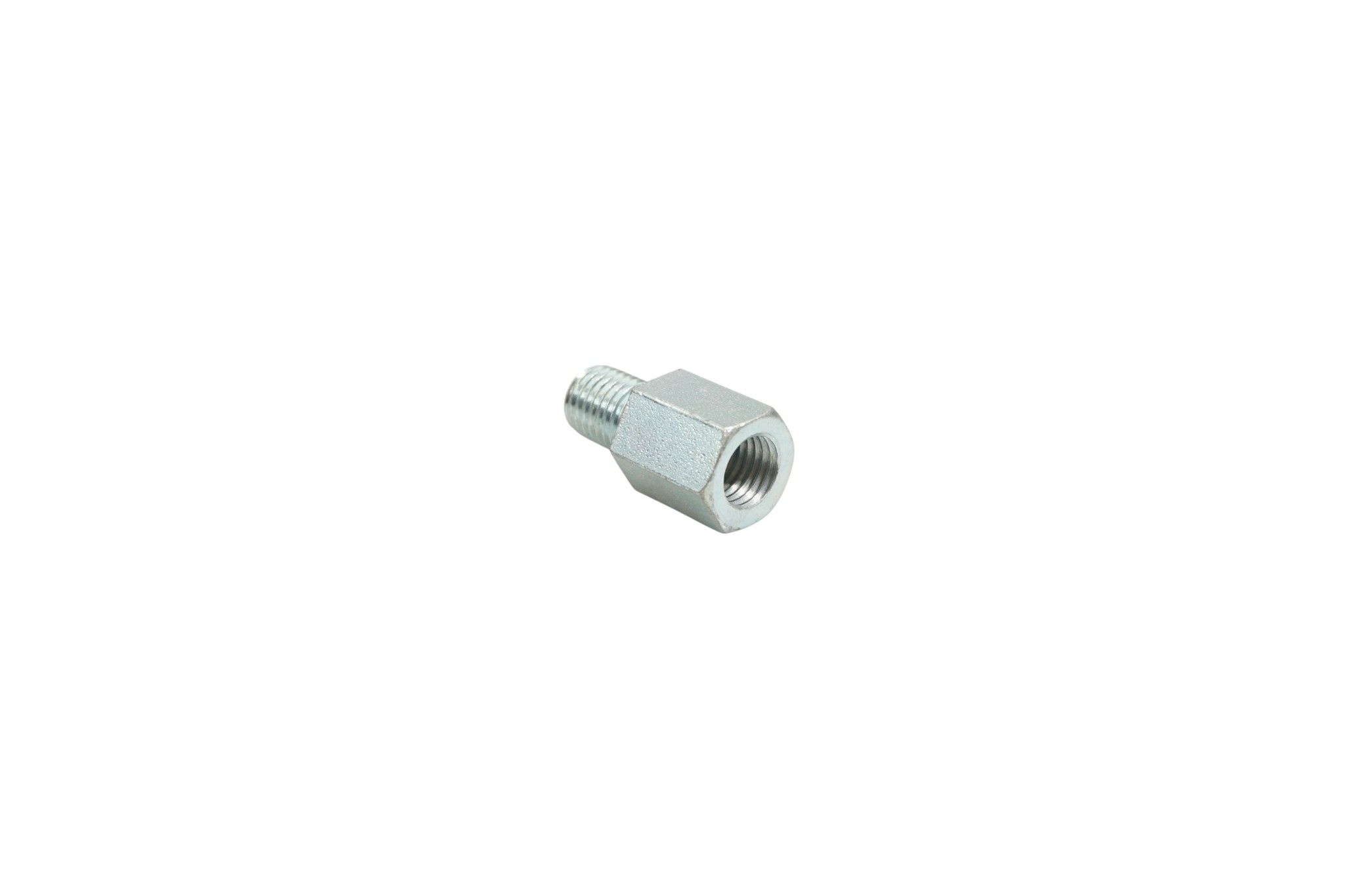 V parts (VICMA) mirror adapter (thread M10 x 1,25 right/external - M10 x 1,25 left/interior)(RT9VC)(colour silver) (RT9VCSILVER)
