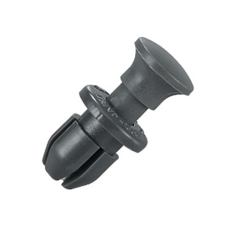 TOURMAX plastové montážní hmoždinky (hloubka 9,7mm, tloušťka 7,6mm, šířka hlavy 10,0mm, celková délka 15,7mm) (10 kusů) vyrobeno v Japonsku