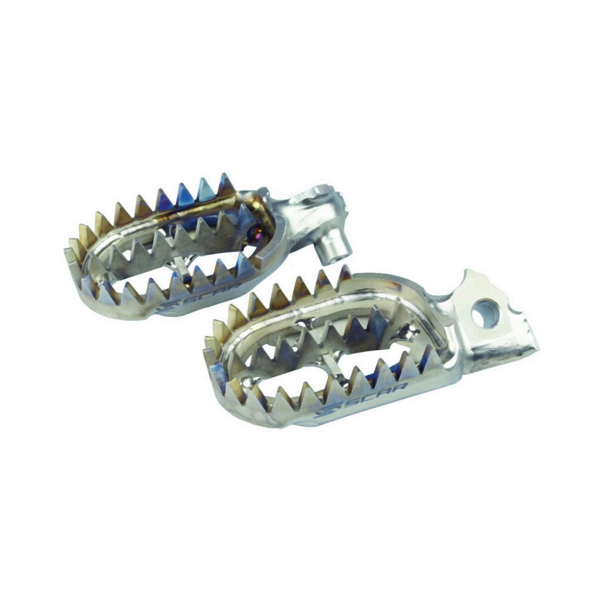 Racing driver's footrests titaNIUm SCAR S1516