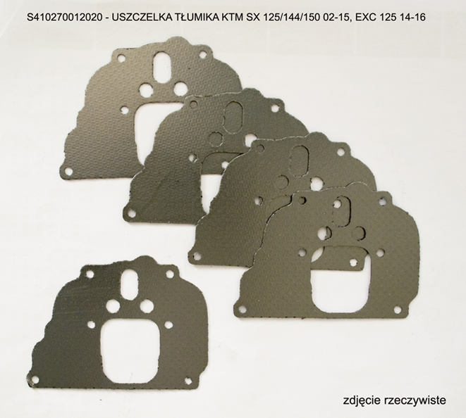 ATHENA těsnění výfukového potrubí KTM SX 125/144/150 02-15, EXC 125 14-16 (91,96X125,1X1,00mm), 50337046300, 50337046200 (ATHENA těsnění výfukového)