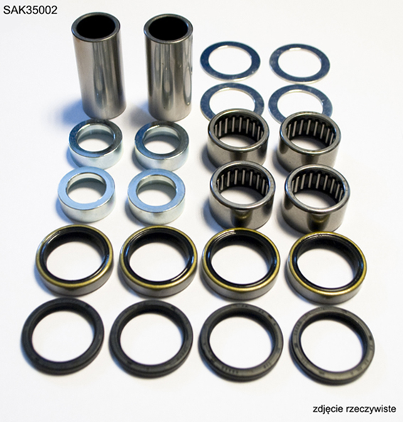 BEARING WORX sada na opravu kyvné vidlice KTM SX/SXF 04-15 ,EXC/EXCF 04-16, HUSQVARNA TE/FE 11-16,HUSABERG TE/FE 11-14, (28-1168) (pouzdro/objímka