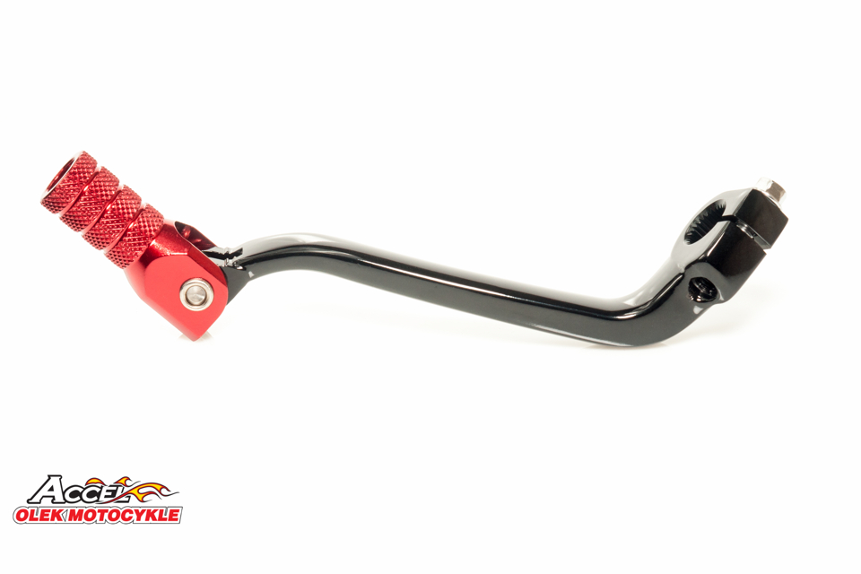 ACCEL páka řazení HONDA CRF 450X 05-17 hliníková barva černá, koncovka červená (24700-MEY-670)