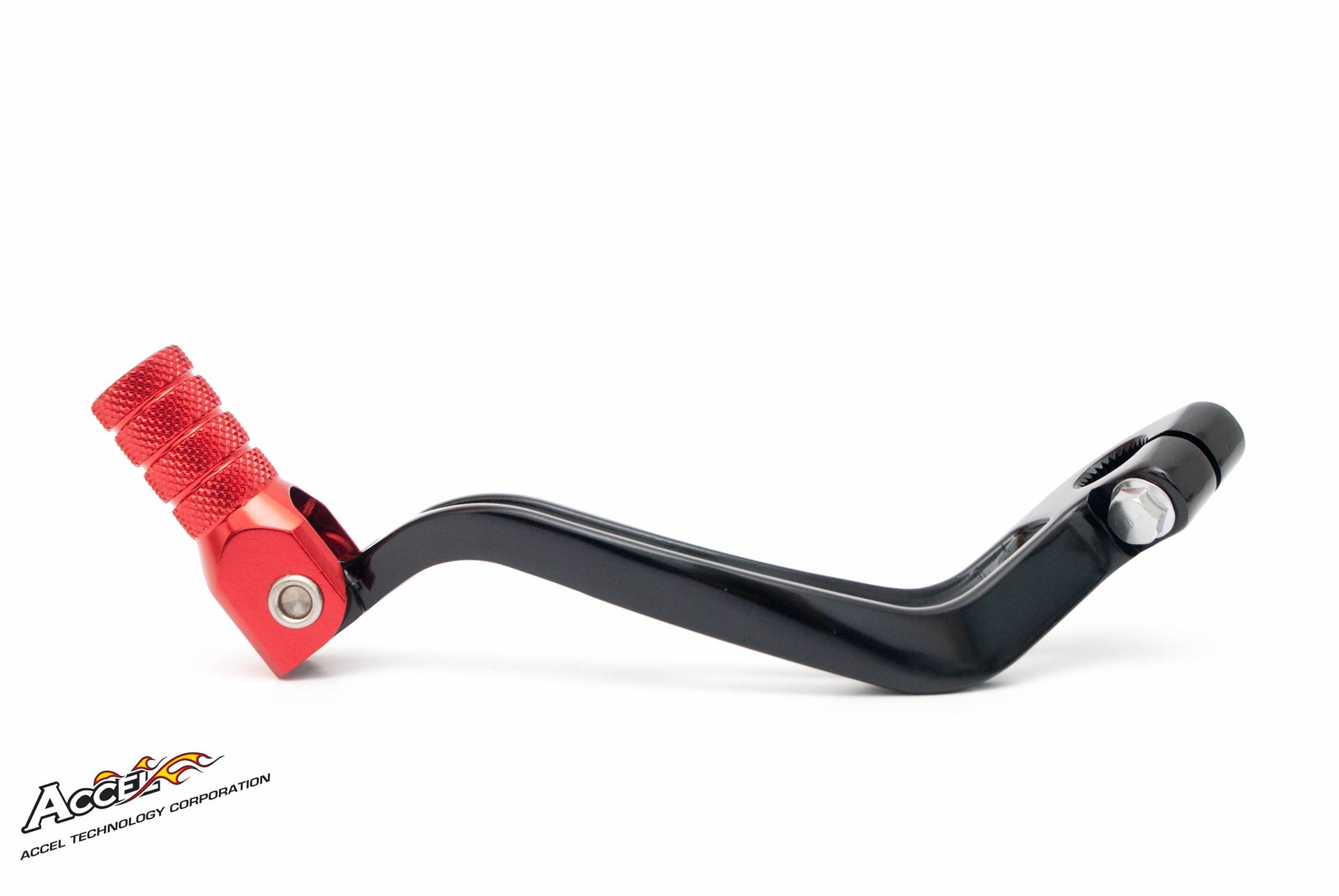ACCEL spojková páčka BETA RR 125/250/300/350/390/430/498 13-24 hliníková barva černá, koncovka červená