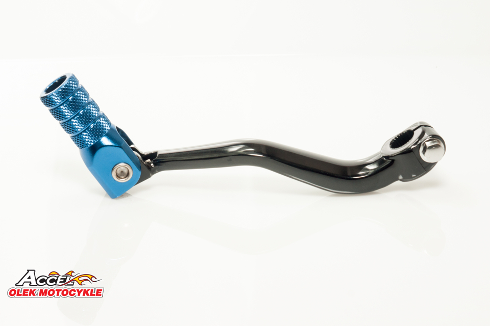 ACCEL spojková páčka YAMAHA YZ 80/85 94-18, YZ 125 96-04, YZ 250 88-98 hliníková barva černá, koncovka světle modrá