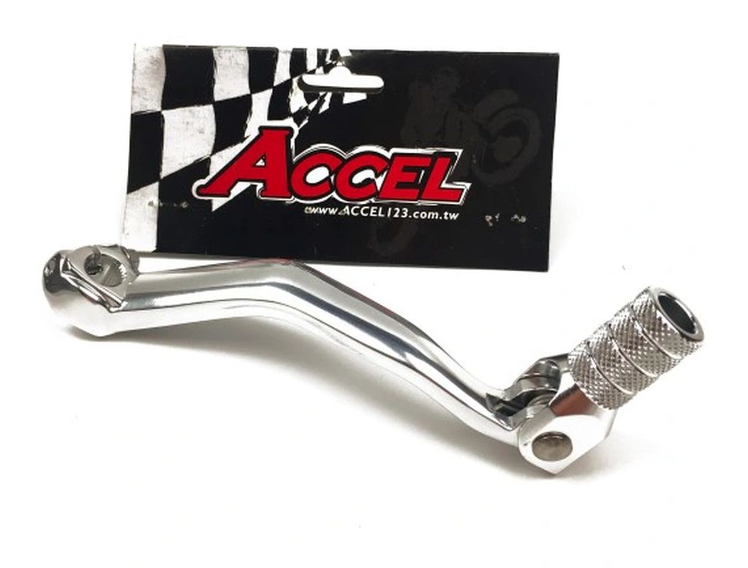 ACCEL spojková páčka YAMAHA YZ 125/250 05-25, FANTIC XE / XX 125 21-25 hliníková barva stříbrná (LCA4305)