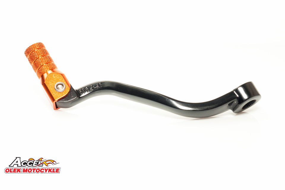 ACCEL spojková páčka KTM SX 250/300 17-23 ,EXC 250/300 TPI 17-23, HUSQVARNA TE/TEI 250/300 17-23 ,TC 250 17-23,GAS GAS EC 250/300 21-23, MC 250 21-23, KTM EXC 300TPI hliníková barva černá, koncovka oranžová