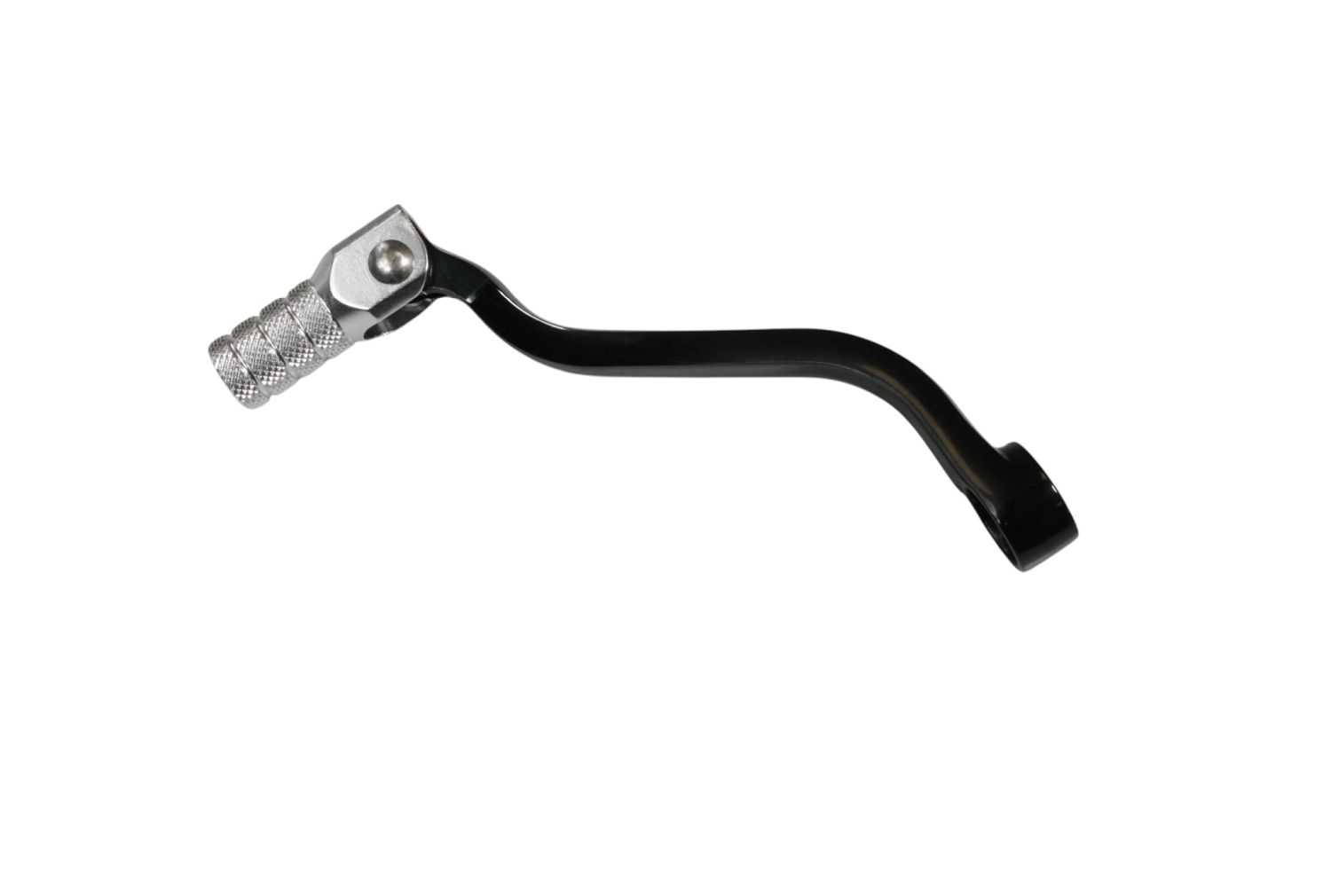ACCEL páka řazení KTM 4T SXF/EXCF 250/450/520/525/530, EXCF 350 12-16 hliníková barva černá koncovka stříbrná (LCA4301)