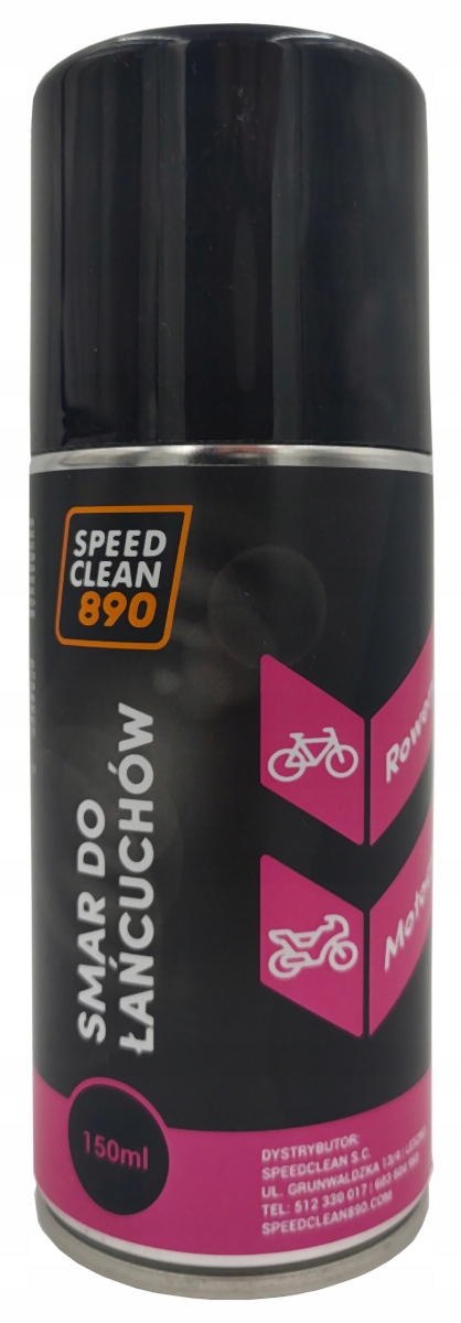 SPEEDCLEAN 890 mazivo na řetězy motocyklů a jízdních kol ve spreji objem 150ML