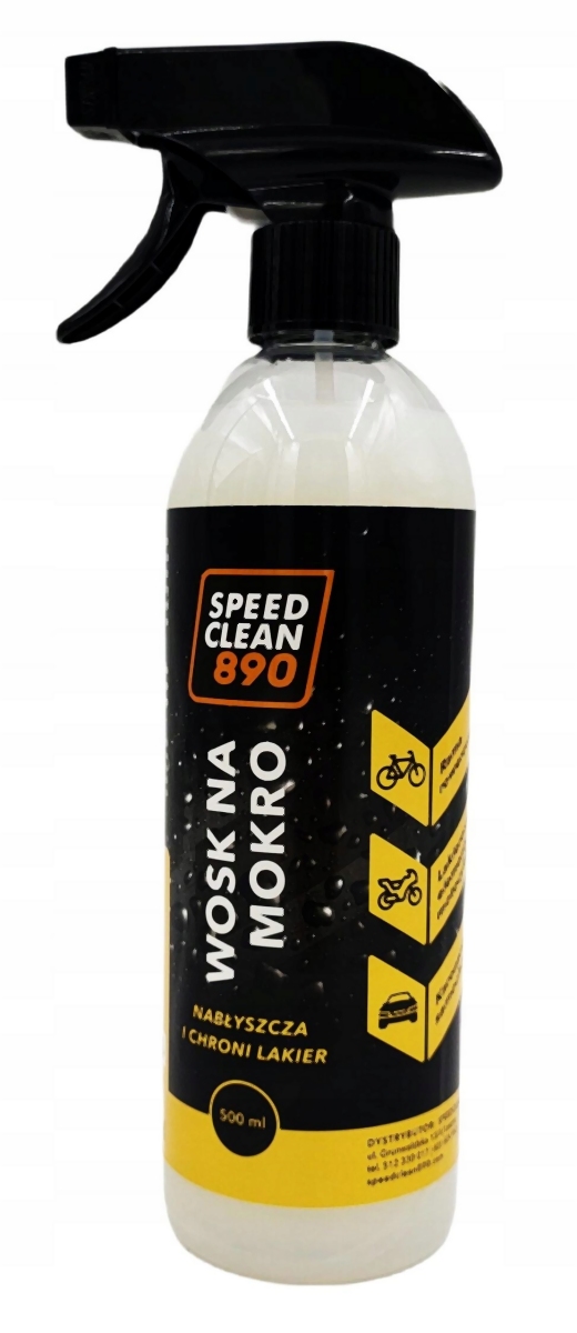 SPEEDCLEAN 890 vosk na mokro do motocykly, jízdní koloÓW i automobilů objem 500ML
