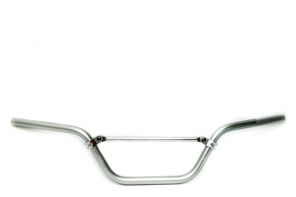 ACCEL řidítka hliníková s hrazdou (22,2mm) ATV vysoká barva stříbrná ( šířka 770mm, výška 160mm)