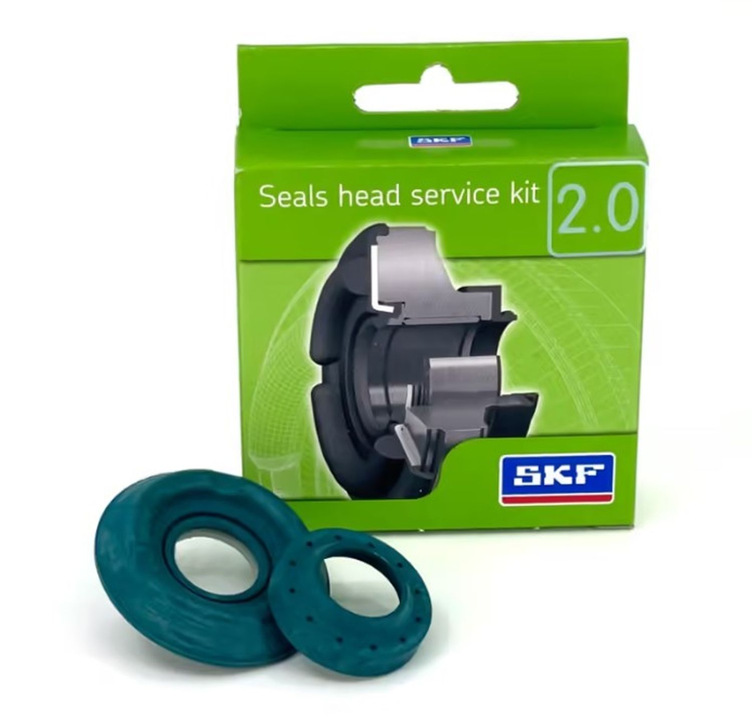 SKF těsnění zadního tlumiče (pouze do sady SKF) - servisní sada pro tlumič WP PDS hřídel 18 mm - píst 46 mm - KTM, HUSQVARNA, GAS GAS, SHERCO (viz doplňující popis)
