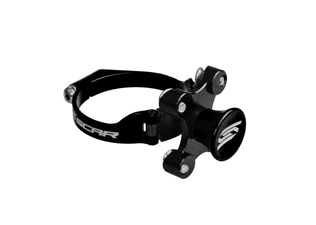 SCAR nový závodní zámek tlumičů do start (LAUNCH CONTROL) KTM 50 SX 21-26, HUSQVARNA TC 50 21-26, GASGAS MC-E5/MC50 21-26 barva černá (SCAR nový)