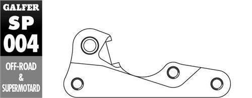 Levně GALFER adaptér brzdového kotouče 270mm YAMAHA WR/YZ 125 `01-07 YZF 250/426/450 01-07 WRF 250/426/450 00-15 (GALFER adaptér brzdového kotouče 270mm)