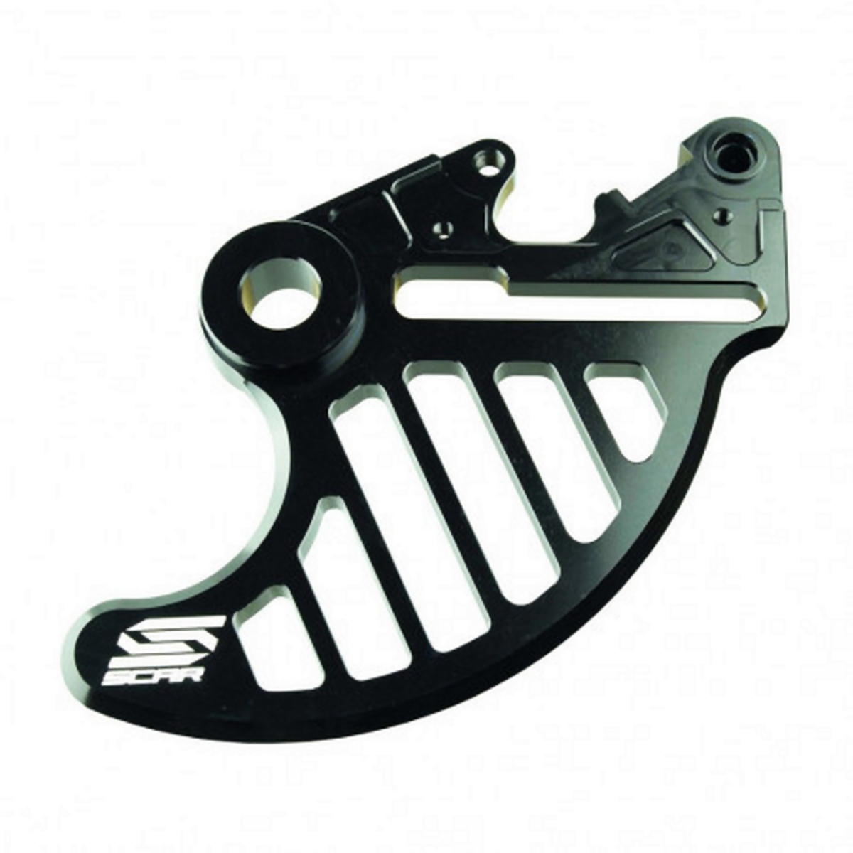 Racing rear brake disc cover SCAR SRDG500BK