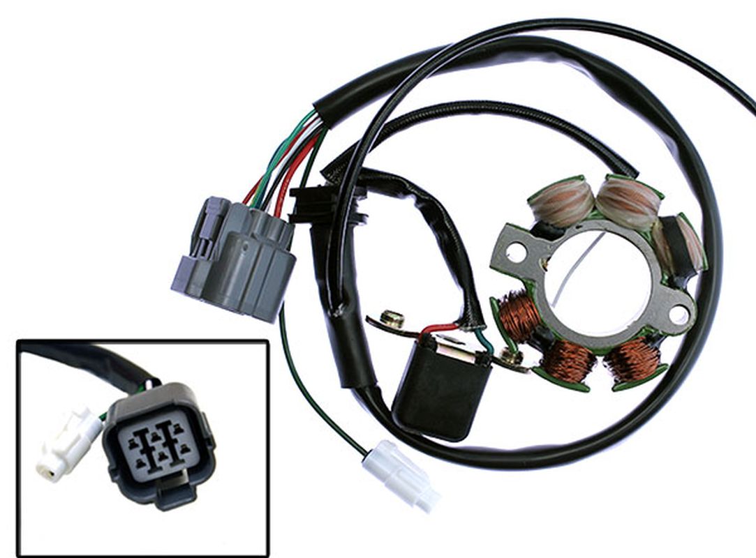 ELECTREX vinutí alternátoru (stator) KAWASAKI KXF250 04-10, SUZUKI RMZ250 04-06