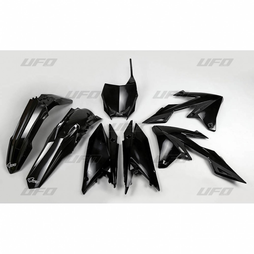 UFO kompletní sada plastů SUZUKI RMZ 250 19-25, RMZ 450 18-25 barva černá (SU418E001)