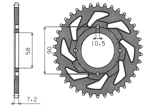 SUNSTAR rozeta 269 42 (JTR269.42) (26942JT)