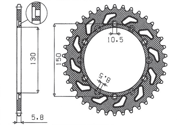 SUNSTAR SUN1-3612-48 (JTR245/2.48, JTR245/3.48, 24548jt)