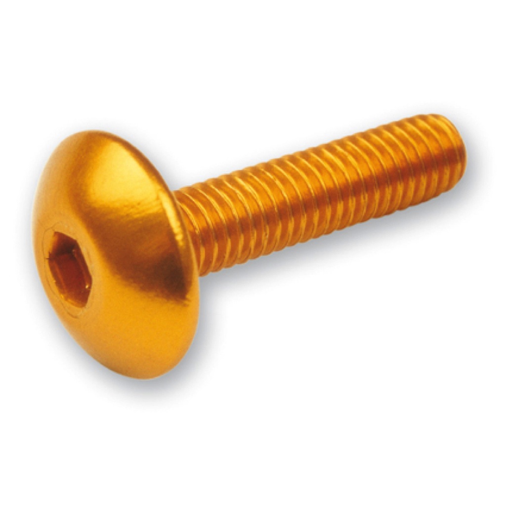 V PARTS (VICMA) sada šroubů do kapotáže M5X20 (6kusů) barva červená (TA520RJ)