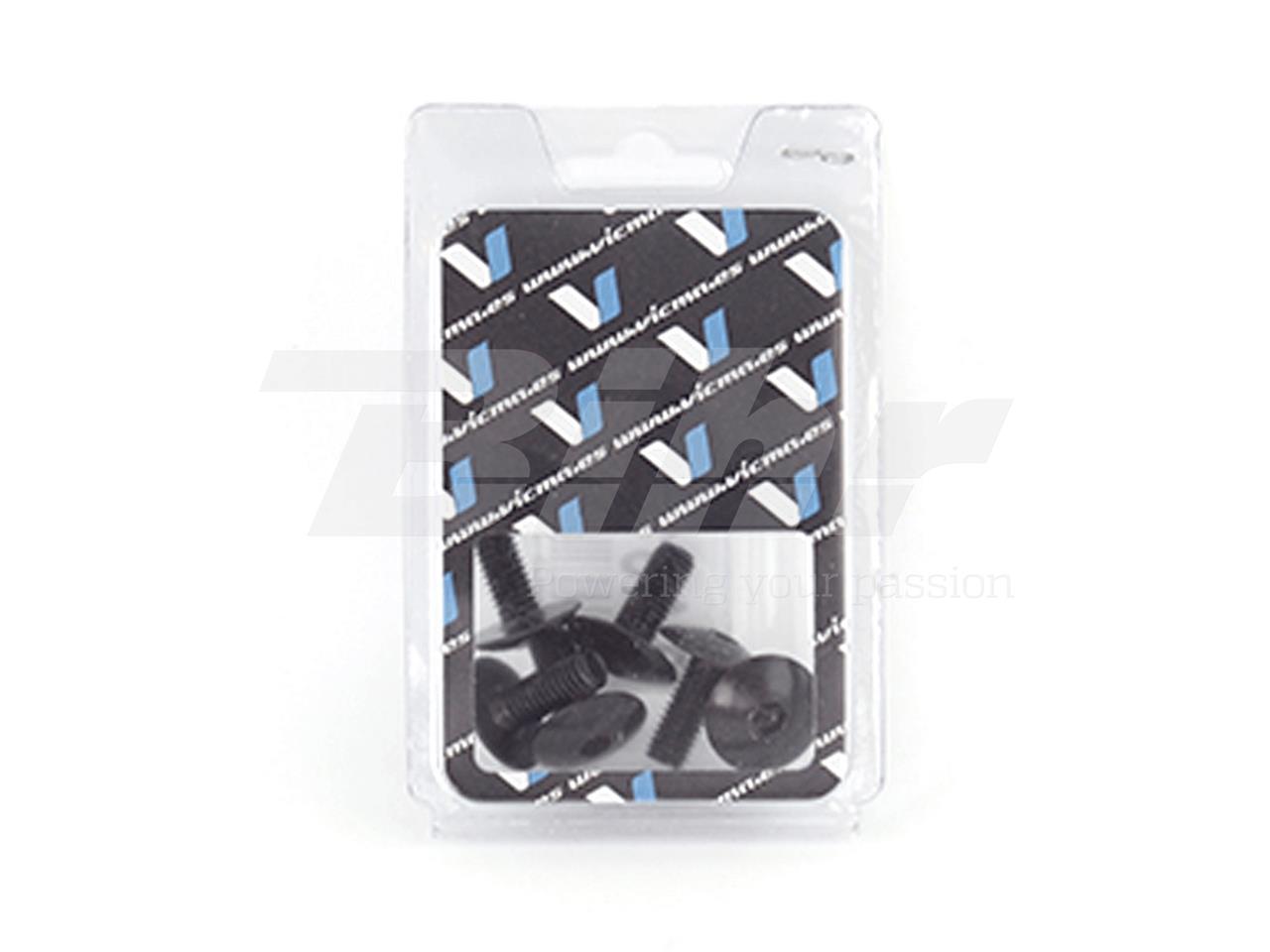 V PARTS (VICMA) sada šroubů do kapotáže M6X15 (6kusů) barva černá (TA615NR)