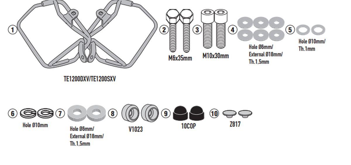 KAPPA nosič pod boční brašny HONDA CB 750 HORNET 23-25 - také pod kufry RA314 EASY LOCK