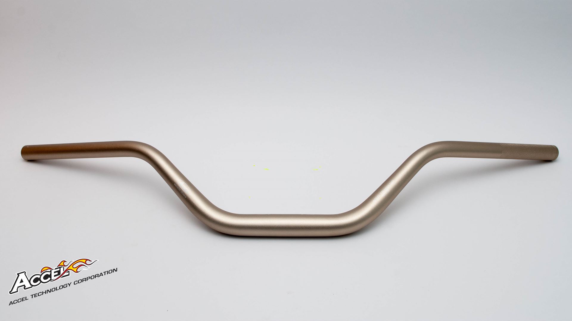 ACCEL řidítka hliníková 28,6 mm TAPER MX ATV low (7075-T6) ergal barva titanová ( šířka 770mm, výška 130mm) -