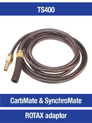 Optimate TECMATE adapter synchronizer carburettor TS110 carbmate to of engine rotax (cable 2x1,8m) (TS400KIT)