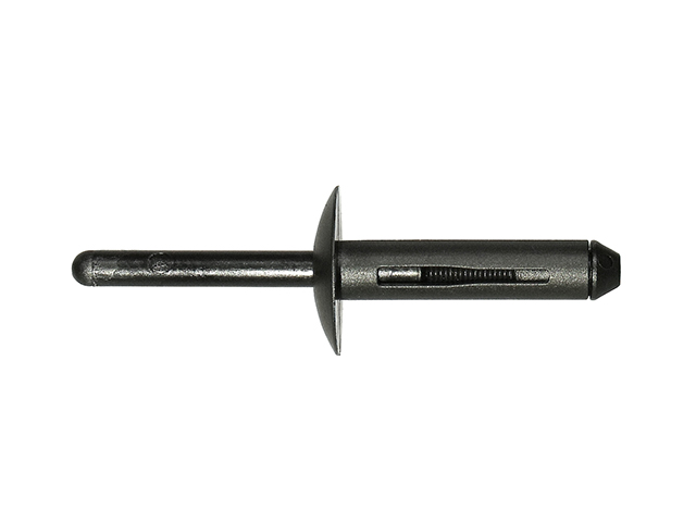 BRONCO plastové montážní hmoždinky (hloubka 28,9mm, tloušťka 5,9mm, šířka hlavy 16,7mm, celková délka 55,5mm) (10 kusů)