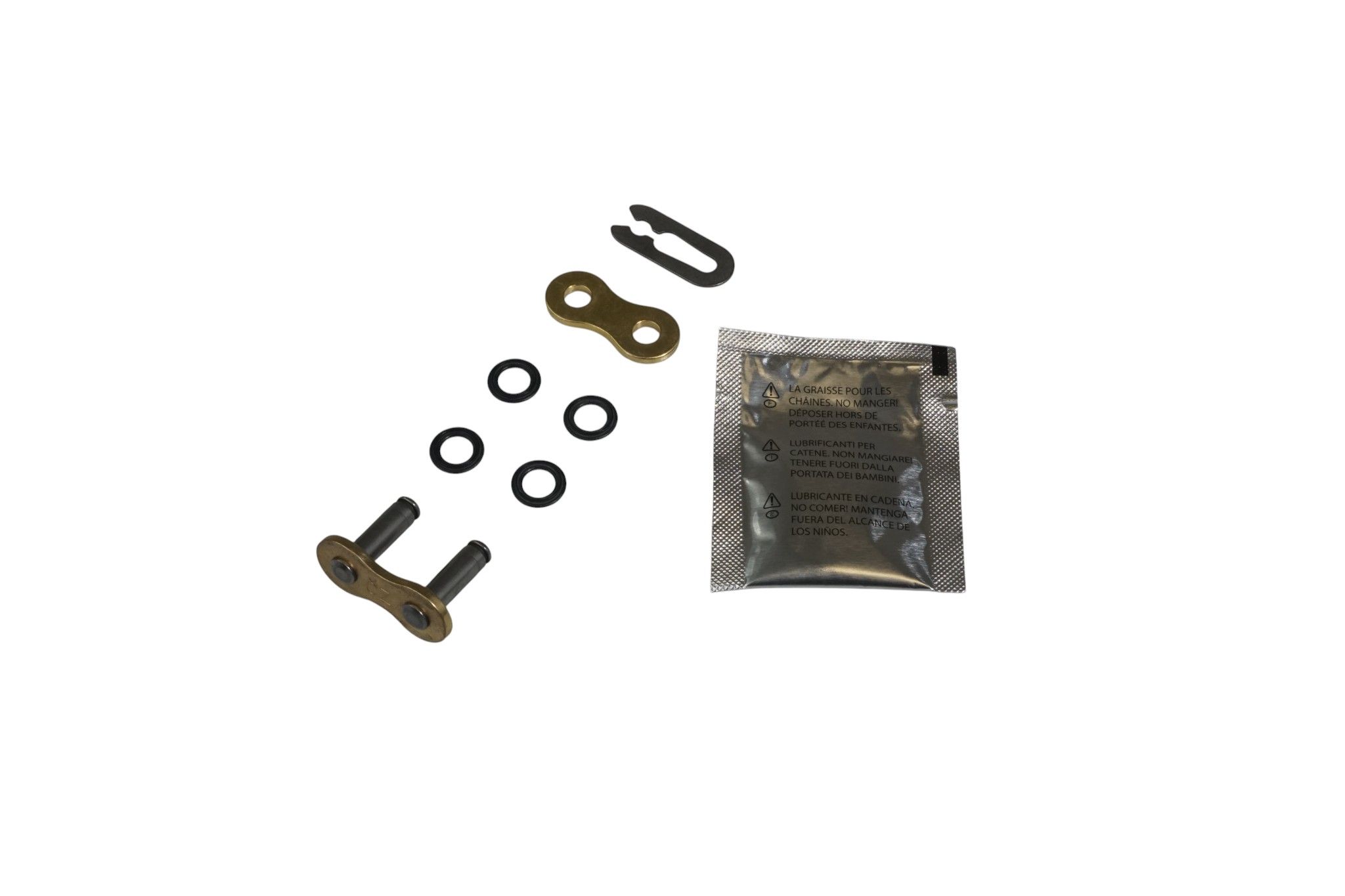 CZ 2025/12 spona řetězu 520 NXR ACTIVE RING (X-RING) barva zlatá CLIP P