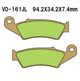 VESRAH brake pads KH185 sinteredcolour gold vyrobeno v japonsku (VD-161JL)